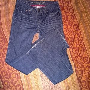 Barley worn boot cut jeans!!!!